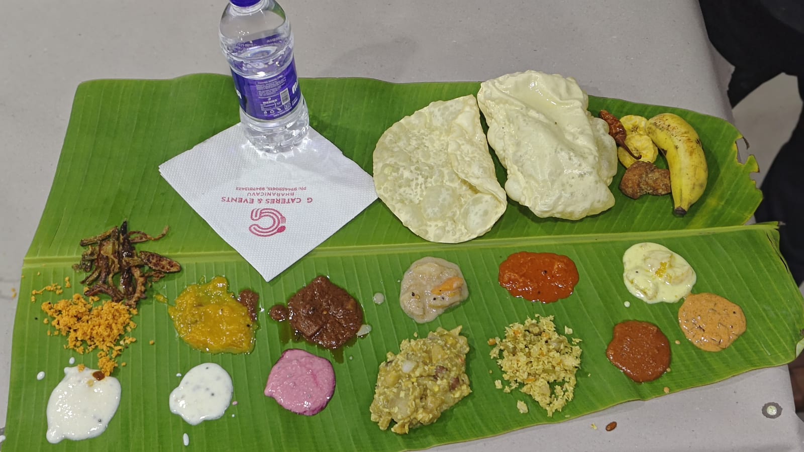 G Caterers sadya catering in Kollam